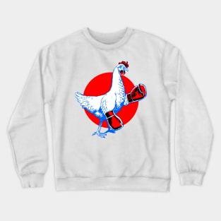 Chicken Boxer Crewneck Sweatshirt